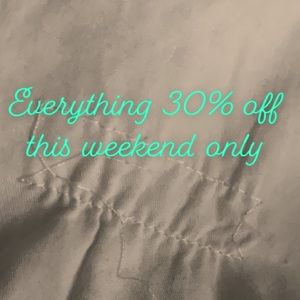 30% off all SALE this weekend only